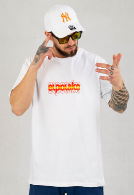 T-shirt El Polako Tripple biały