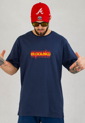 T-shirt El Polako Tripple granatowy