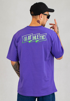 T-shirt El Polako Wave fioletowy