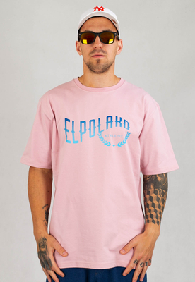 T-shirt El Polako Wave różowy