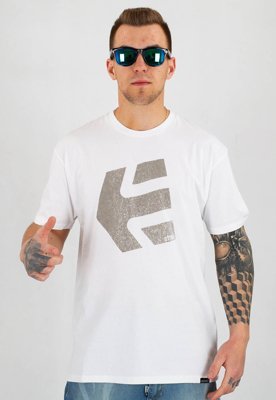 T-shirt Etnies Logomania biały