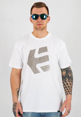 T-shirt Etnies Logomania biały