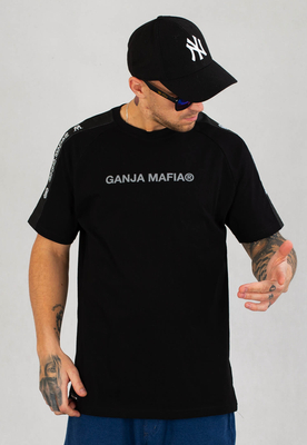 T-shirt Ganja Mafia Modern Herb czarny
