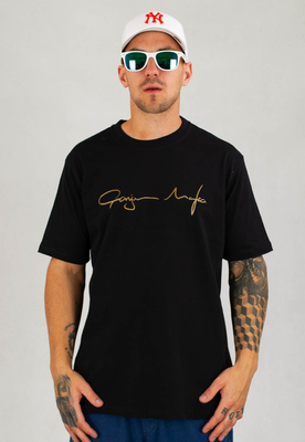 T-shirt Ganja Mafia Podpis czarny