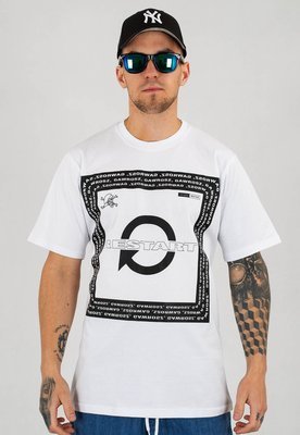 T-shirt Gawrosz Restart biały