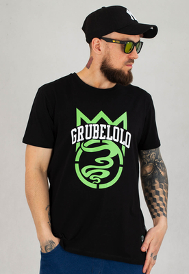 T-shirt Grube Lolo Crown czarny