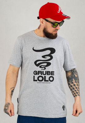 T-shirt Grube Lolo Dymek szary