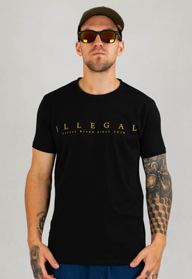 T-shirt Illegal Brand czarny