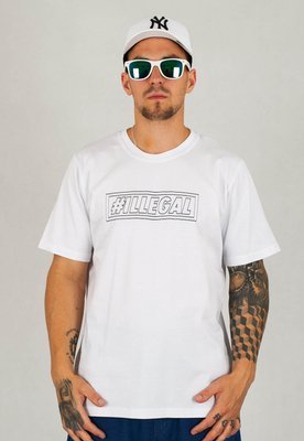 T-shirt Illegal Gunray biały