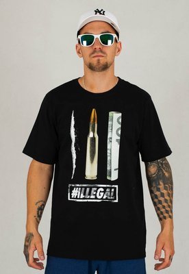T-shirt Illegal Narcos czarny