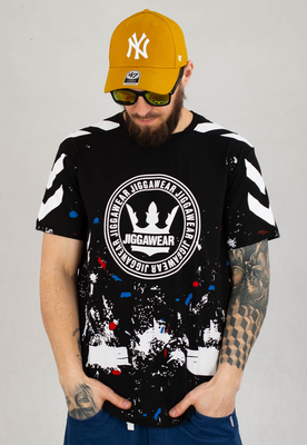 T-shirt Jigga Wear Circle Crown czarny