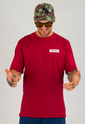 T-shirt Jigga Wear Fame Name bordowy