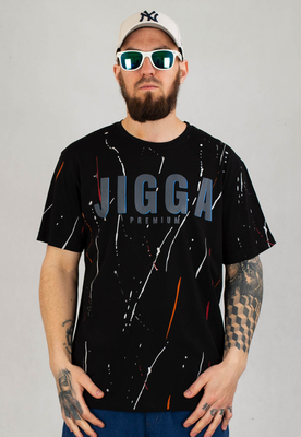 T-shirt Jigga Wear Paint czarny