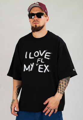 T-shirt Lucky Dice I Love My Flex czarny