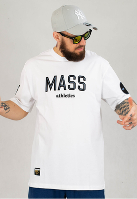 T-shirt Mass Club biały