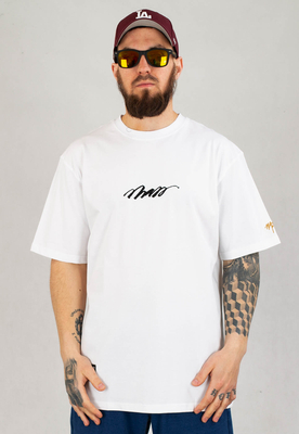 T-shirt Mass Name biały