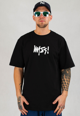 T-shirt Mass Signature 3D czarny