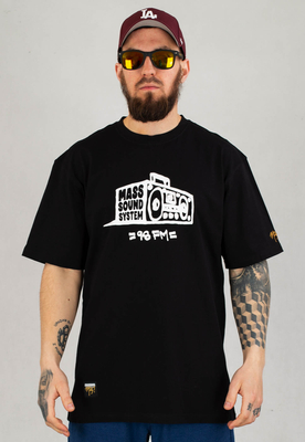 T-shirt Mass Soundsystem czarny
