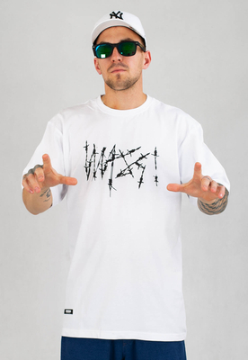T-shirt Mass Thorn biały
