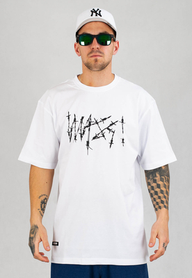 T-shirt Mass Thorn biały
