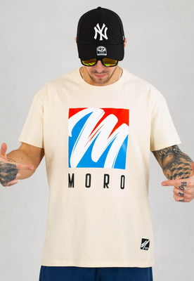 T-shirt Moro Sport Brush beżowy