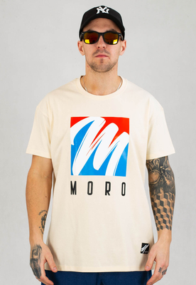T-shirt Moro Sport Brush beżowy