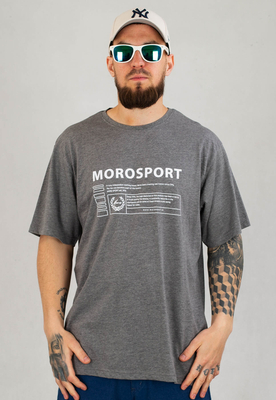 T-shirt Moro Sport Moro Rectangle Dark ciemno szary