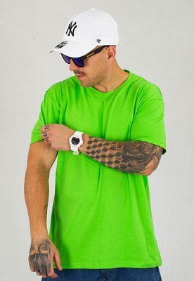T-shirt Niemaloga Slim 150 Smooth jasno zielony