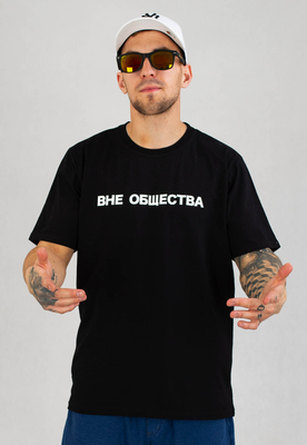 T-shirt Ou7side Russia Big Logo czarna