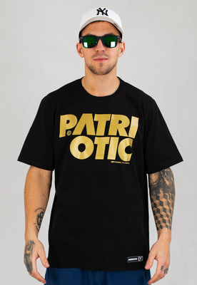 T-shirt Patriotic CLS czarno złoty