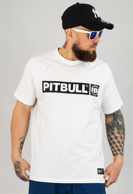 T-shirt Pit Bull Spandex Hilltop biały