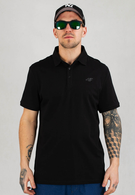 T-shirt Polo 4F TSM355 czarny