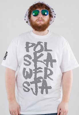 T-shirt Polska Wersja PW Dot biały