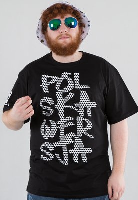 T-shirt Polska Wersja PW Dot czarny