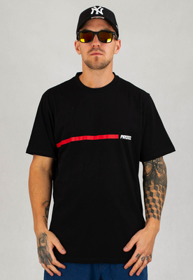 T-shirt Prosto Longstrip czarny