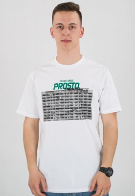 T-shirt Prosto Lost biały