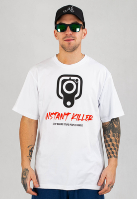 T-shirt RPS Rysiu Peja Solufka Instant Killer biały