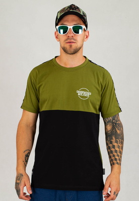 T-shirt Środowisko Miejskie Classic Small czarno oliwkowy