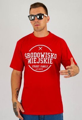 T-shirt Środowisko Miejskie Classic czerwony