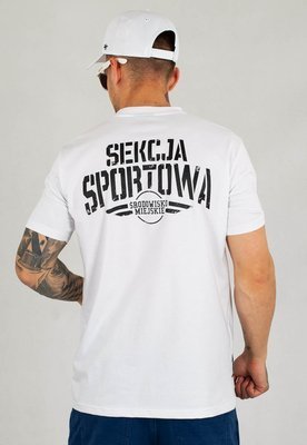 T-shirt Środowisko Miejskie Sekcja Sportowa biały