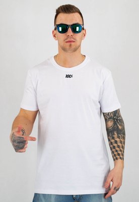 T-shirt Stoprocent Slim Hundred biały