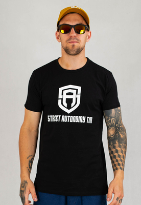 T-shirt Street Autonomy Classic Logo czarno biały