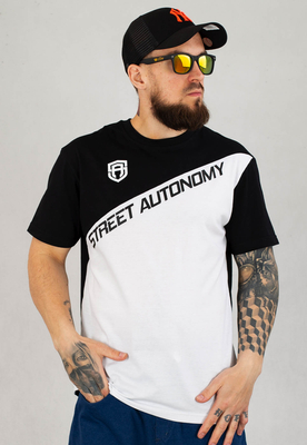 T-shirt Street Autonomy Cosmic czarno biały