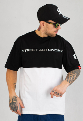 T-shirt Street Autonomy Fifty Fifty czarno srebrny