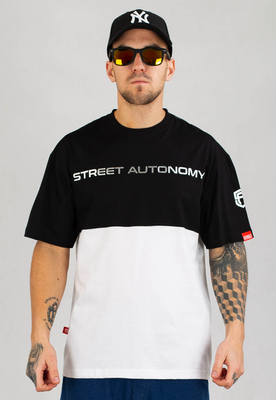 T-shirt Street Autonomy Fifty Fifty czarno srebrny