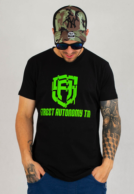 T-shirt Street Autonomy Roach czarno zielony