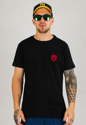 T-shirt Street Autonomy Shade czarno czerwony
