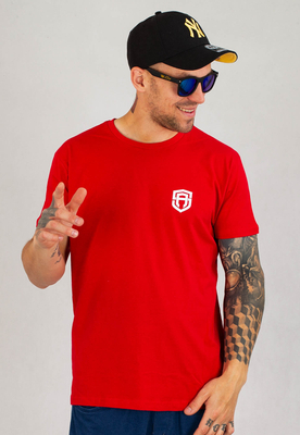 T-shirt Street Autonomy Shade czerwono biały