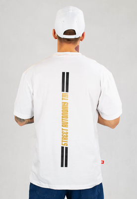 T-shirt Street Autonomy Simple Strips biały