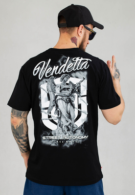 T-shirt Street Autonomy Vendetta czarny